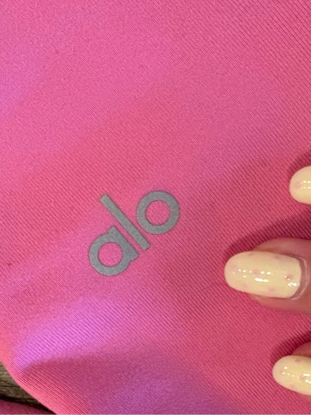 ALO Yoga Pink Airbrush Leggings Size Large